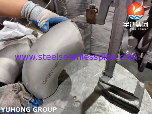 ASTM A403 WP321H स्टेनलेस स्टील पाइप फिटिंग ASME B16.9 बटवेल्ड 180° कोहनी