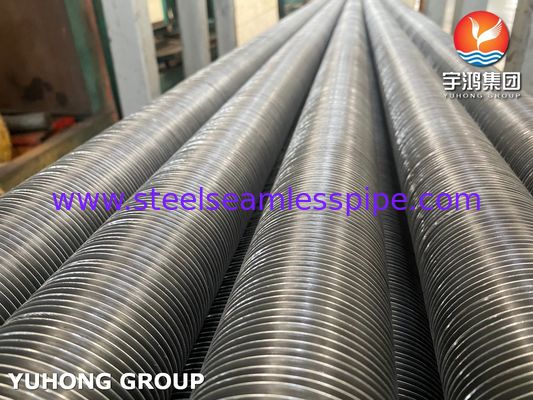 ASTM A106 GR.B कार्बन स्टील सीमलेस पाइप सॉलिड फिन ट्यूब भट्टी के लिए