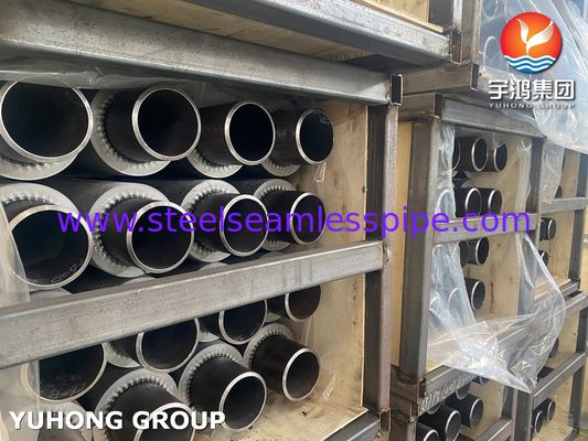 ASTM A106 GR.B कार्बन स्टील सीमलेस पाइप सॉलिड फिन ट्यूब भट्टी के लिए