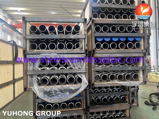 ASTM A106 GR.B कार्बन स्टील सीमलेस पाइप सॉलिड फिन ट्यूब भट्टी के लिए