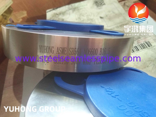 इनकोनेल 600 (मिश्र धातु 600, UNS N06600) निकल मिश्र धातु फ्लैंज, ASTM B564 / ASME SA564, वेल्ड-नेक रेज़्ड फेस (WNRF)