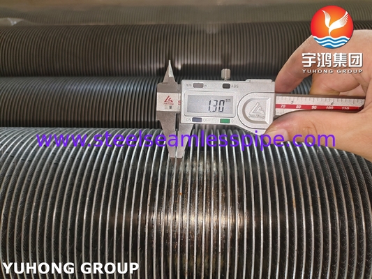 ठोस फिन ट्यूब ASTM A335 P9 फिन सामग्री सीएस गर्मी वसूली भाप जनरेटर
