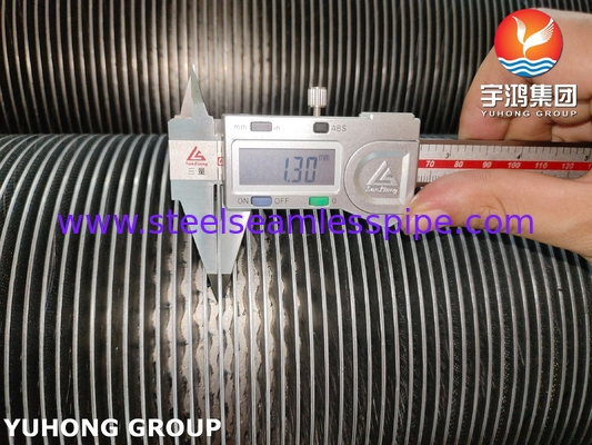 ASTM A376 TP347H ठोस सर्पिल उच्च आवृत्ति वेल्ड HFW फिन ट्यूब 11Cr के साथ