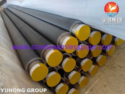 ASTM A376 TP347H ठोस सर्पिल उच्च आवृत्ति वेल्ड HFW फिन ट्यूब 11Cr के साथ