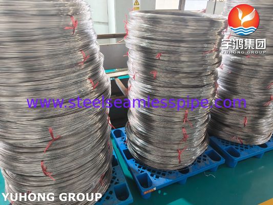 इंजेक्शन सुई ट्यूब के लिए SUS304 कुंडलित स्टेनलेस स्टील मेडिकल केशिका ट्यूबिंग ISO9626