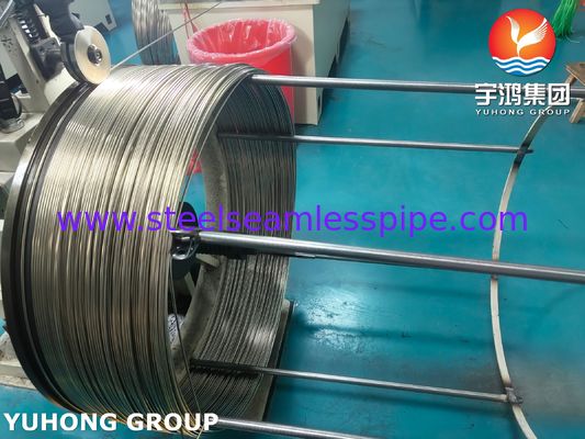 इंजेक्शन सुई ट्यूब के लिए SUS304 कुंडलित स्टेनलेस स्टील मेडिकल केशिका ट्यूबिंग ISO9626