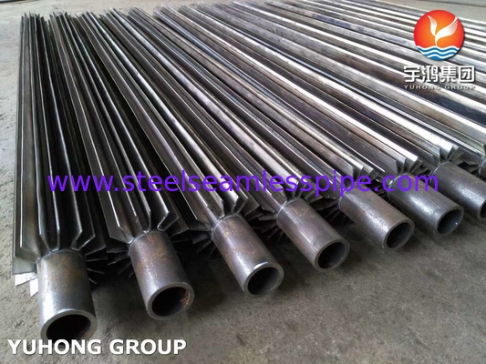 ASTM SA210 Gr A1 ऊष्मा विनिमय के लिए कार्बन स्टील फिन के साथ अनुदैर्ध्य फिन ट्यूब