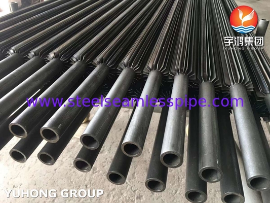 ASTM SA210 Gr A1 ऊष्मा विनिमय के लिए कार्बन स्टील फिन के साथ अनुदैर्ध्य फिन ट्यूब