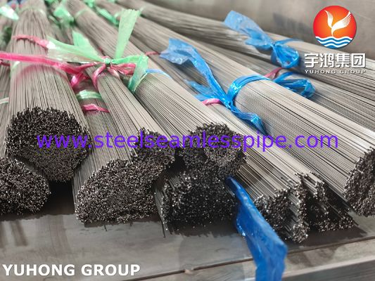 ISO9626 SUS304 मेडिकल स्टेनलेस स्टील कैपिलरी ट्यूब वेल्डेड डिस्पोजेबल कैथेटर के लिए