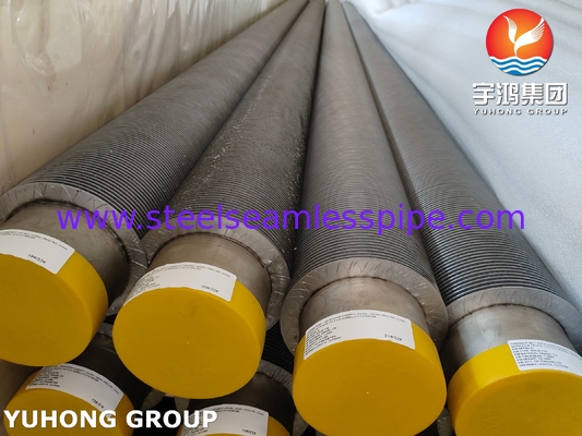 ASTM A376 TP347H ठोस फिन ट्यूब हीट एक्सचेंजर्स और बॉयलर के लिए