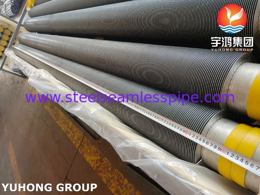 ASTM A376 TP347H ठोस फिन ट्यूब हीट एक्सचेंजर्स और बॉयलर के लिए