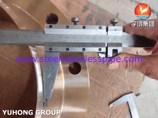 रासायनिक उद्योग के लिए ASTM B283 C70620 कॉपर निकल मिश्र धातु का फ़्लैंज