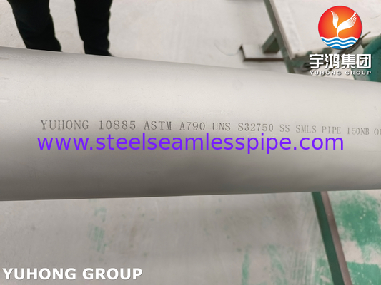 ASTM A790 UNS S37500 सुपर डुप्लेक्स स्टेनलेस स्टील सीमलेस पाइप