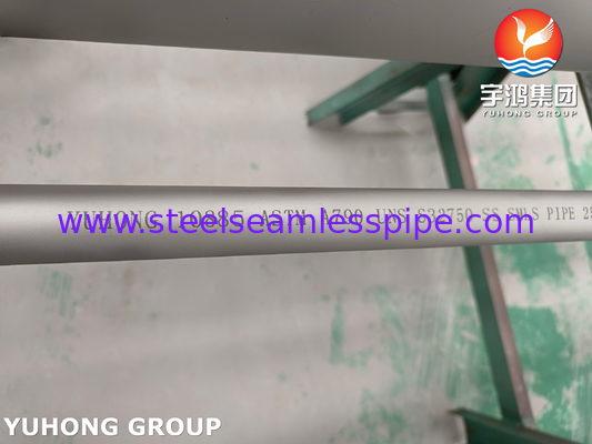 ASTM A790 UNS S37500 सुपर डुप्लेक्स स्टेनलेस स्टील सीमलेस पाइप