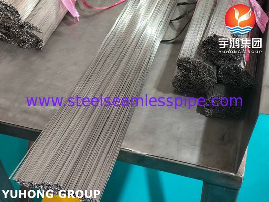 AISI304 स्टेनलेस स्टील हाइपोडर्मिक ट्यूबिंग, मेडिकल कैपिलरी सुई ट्यूब ISO9626