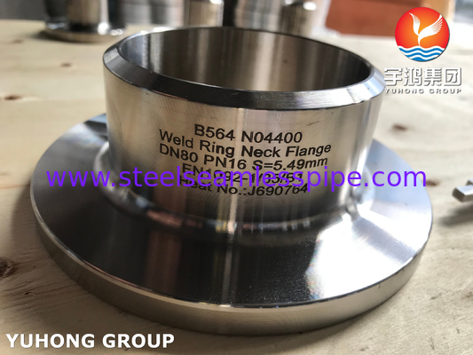 N04400 WNRF Flanges ASTM B564 के अनुरूप उच्च-प्रदर्शन संक्षारण प्रतिरोधी Flanges