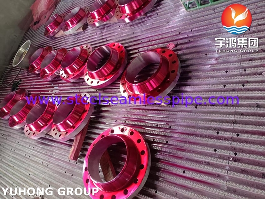 1/2" से 24" ASTM A182 F51 WNRF फ्लैंग्स क्लास 150-2500 संक्षारण प्रतिरोधी डुप्लेक्स स्टील
