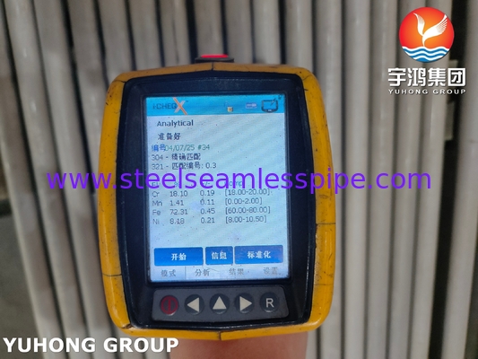 ASTM A269 TP304 स्टेनलेस स्टील सीमलेस ट्यूब हीट एक्सचेंजर और सामान्य सेवा के लिए अचारित एनील्ड