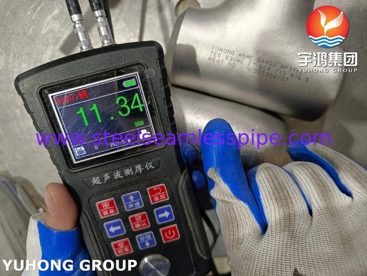 उच्च दबाव WP316L स्टेनलेस स्टील समान टी ASTM A403 अनुरूप बटवेल्ड फिटिंग