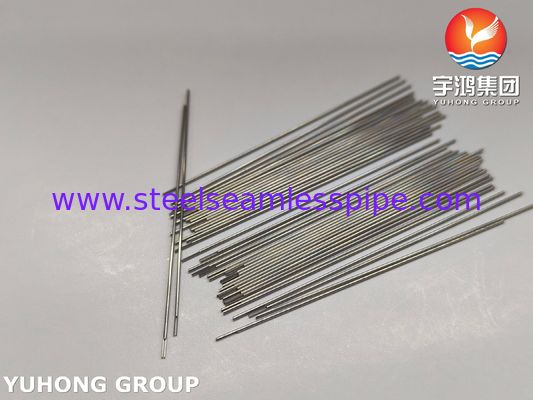 27G स्टेनलेस स्टील 304 एंडोडोंटिक सिंचाई सुई ट्यूब, नॉच्ड टिप ISO9626