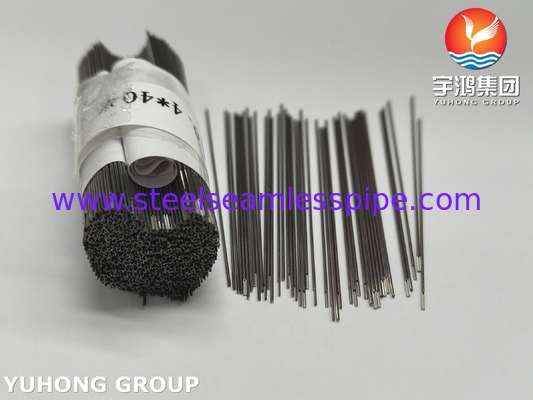 27G 40MM स्टेनलेस स्टील 304 एंडोडॉन्टिक सिंचाई सुई ट्यूब, नाखून युक्त टिप ISO9626