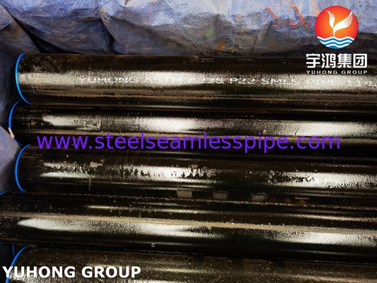 ASME SA335 P22 1.25Cr-0.5Mo बिजली संयंत्र के बॉयलर के लिए सीमलेस फेरीटिक मिश्र धातु स्टील पाइप