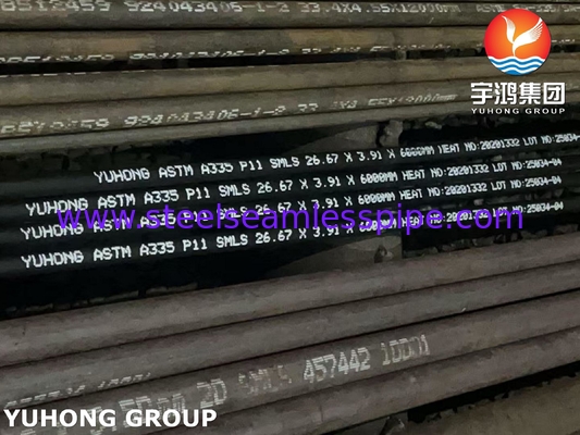 उच्च तापमान ASTM A335 P11 सीमलेस पाइप पेट्रोकेमिकल और पावर प्लांट पाइपिंग