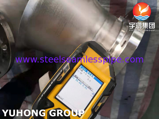 ASTM B363 Ti2 R50400 3.7035 टाइटेनियम मिश्र धातु इस्पात फिटिंग बटवेल्डेड B16.9