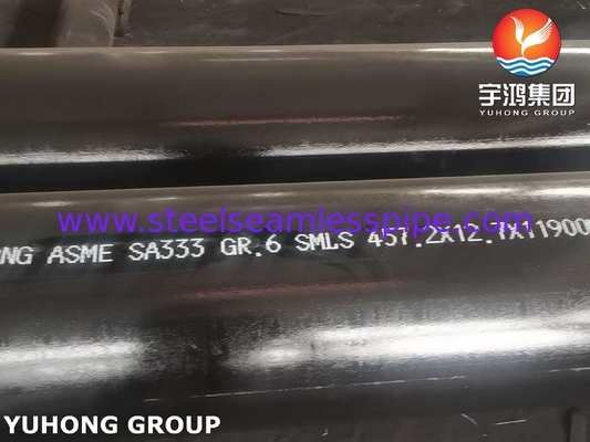 ASTM A333 Gr.6 बड़े औद्योगिक प्रशीतन प्रणालियों के लिए सीमलेस मिश्र धातु पाइप