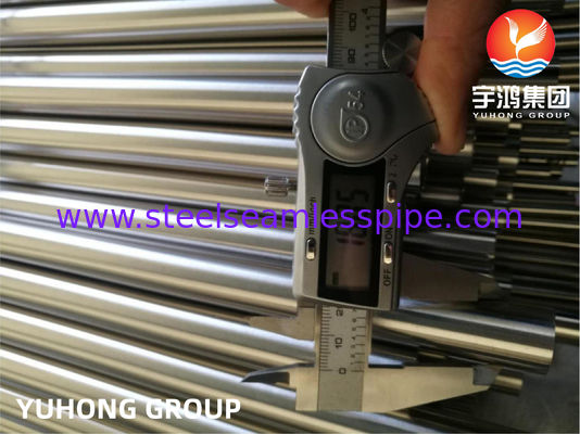 ASME SA213 TP321 खाद्य उद्योगों में उच्च तापमान के लिए ब्राइट ट्यूब बीए
