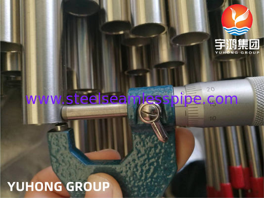 ASME SA213 TP321 खाद्य उद्योगों में उच्च तापमान के लिए ब्राइट ट्यूब बीए
