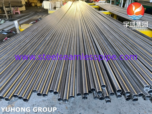 ASTM A213 TP321H S32109 स्टेनलेस स्टील हीट एक्सचेंजर ट्यूब ब्राइट एनील्ड
