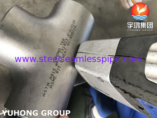 ASTM A815 S31803 डुप्लेक्स स्टेनलेस स्टील फिटिंग टी बी16.9
