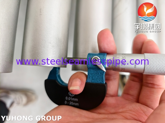 ASTM A790 S32205 सीमलेस डुप्लेक्स स्टेनलेस स्टील ट्यूब अपतटीय अनुप्रयोगों के लिए उच्च शक्ति संक्षारण प्रतिरोधी