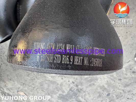 रासायनिक उद्योग B16.9 के लिए ASTM A234 WP11 CL2 मिश्र धातु इस्पात फिटिंग बटवेल्डेड