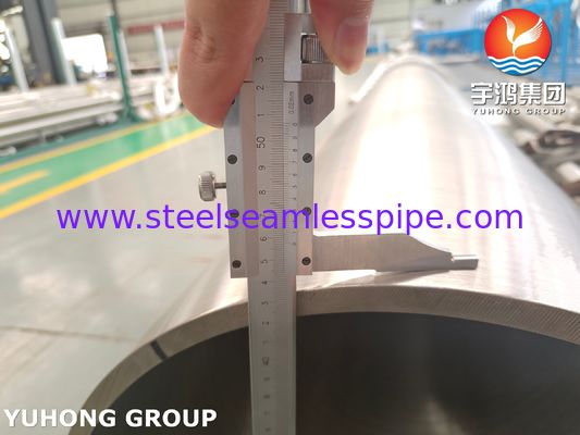 ASME SB163 N04400 मोनेल 400 निकेल मिश्र धातु कंडेनसर और हीट एक्सचेंजर ट्यूब