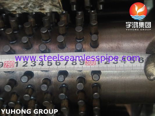 ASTM A335 P5 P9 P11 P22 Studded Tube Heat Exchange System