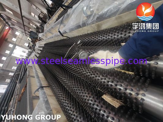 ASTM A335 P5 P9 P11 P22 Studded Tube Heat Exchange System