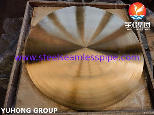 ASME SB 171 C61400 Copper Forged Disc For Heat Exchanger