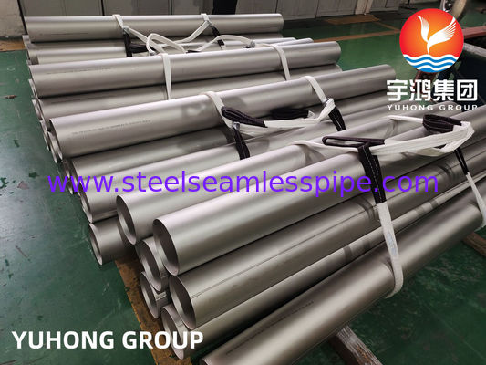 ASTM B514 इनकोनेल 800H UNS N08800 गैस प्रसंस्करण के लिए इनकोनेल निकेल मिश्र धातु वेल्डेड पाइप