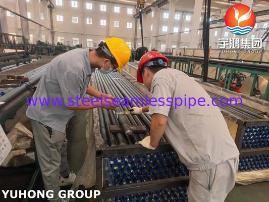 ऊष्मा विनिमयित्र के लिए AL1060 फिन के साथ ASME SA209 मिश्र धातु इस्पात एम्बेडेड फिन ट्यूब