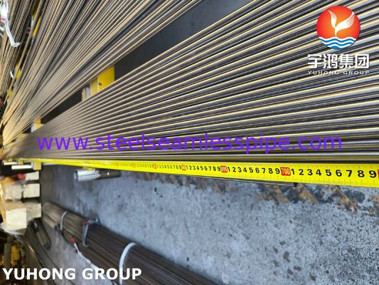 ​​ASTM A213 TP312H स्टेनलेस स्टील सीमलेस ट्यूब हीट एक्सचेंजर के लिए चमकदार एनील्ड सतह