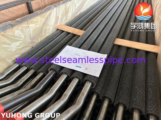ASTM A213 T22 (K21590) हीट एक्सचेंजर के लिए HFW Serrated Fin Tube