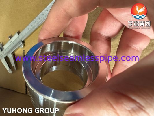 पेट्रोकेमिकल और बिजली संयंत्रों के लिए ASTM B564 UNS N08811 निकेल मिश्र धातु पूर्ण युग्मन सॉकेट वेल्ड