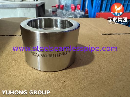पेट्रोकेमिकल और बिजली संयंत्रों के लिए ASTM B564 UNS N08811 निकेल मिश्र धातु पूर्ण युग्मन सॉकेट वेल्ड