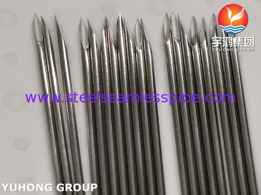 Stainless Steel Medical Tri-bevelled Veterinary Needle Tube / Cannula For Injection 16G