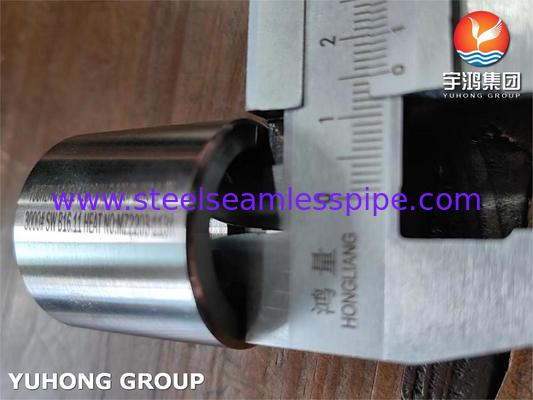 ASTM A182 F53 सुपर डुप्लेक्स स्टेनलेस स्टील कपलिंग उच्च दबाव और तेल और गैस अनुप्रयोगों के लिए संक्षारण प्रतिरोधी