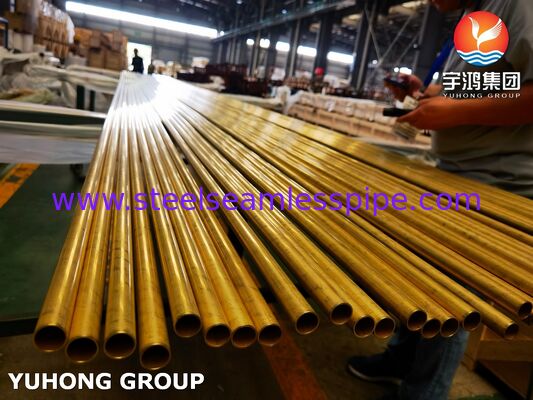 COPPER ALLOY SEAMLESS TUBE ASTM B111 C68700 O61 ALUMINUM BRASS B
