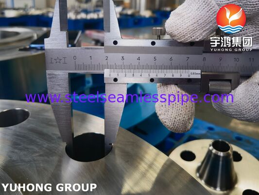उच्च तापमान अनुप्रयोग के लिए ASTM B564 N10276 निकल मिश्र धातु इस्पात फ्लैंज