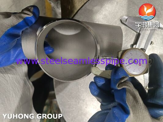 ASTM A403 WP317-S Stainless Steel Equal Tee for Petrochemical, Buttweld Fittings ANSI B16.9